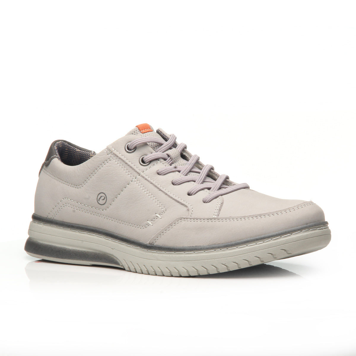 ZAPATILLA HOMBRE PEGADA CUERO SILVER 111402-06