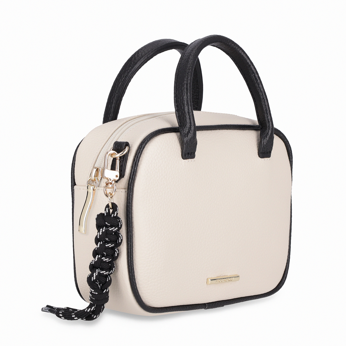 CARTERA DAMA PICCADILLY 0125404 OFF WHITE/PRETO