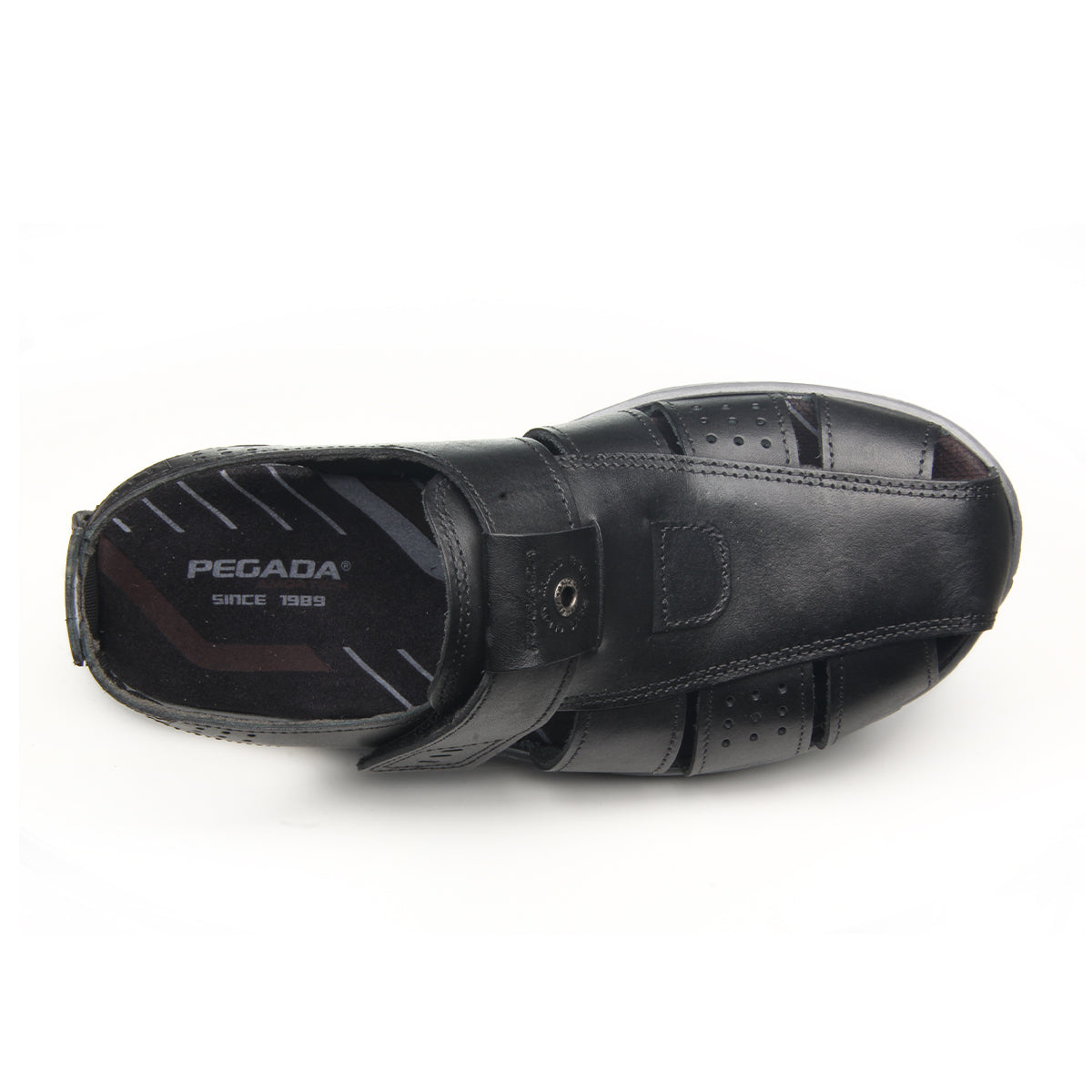 SANDALIA HOMBRE PEGADA CASUAL PRETO 132255-04