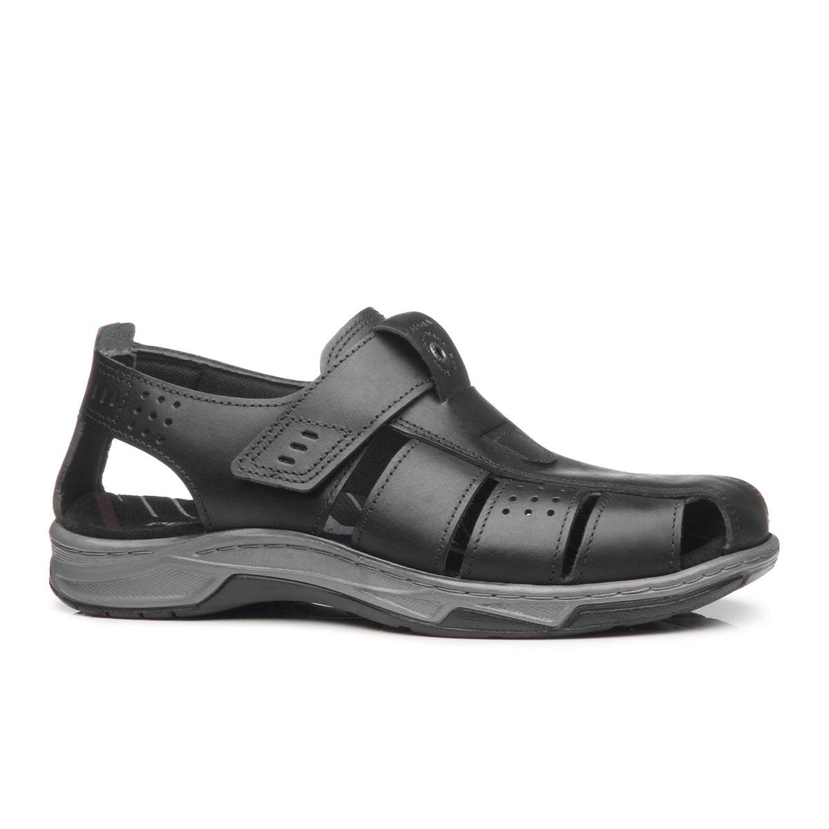 SANDALIA HOMBRE PEGADA CASUAL PRETO 132255-04