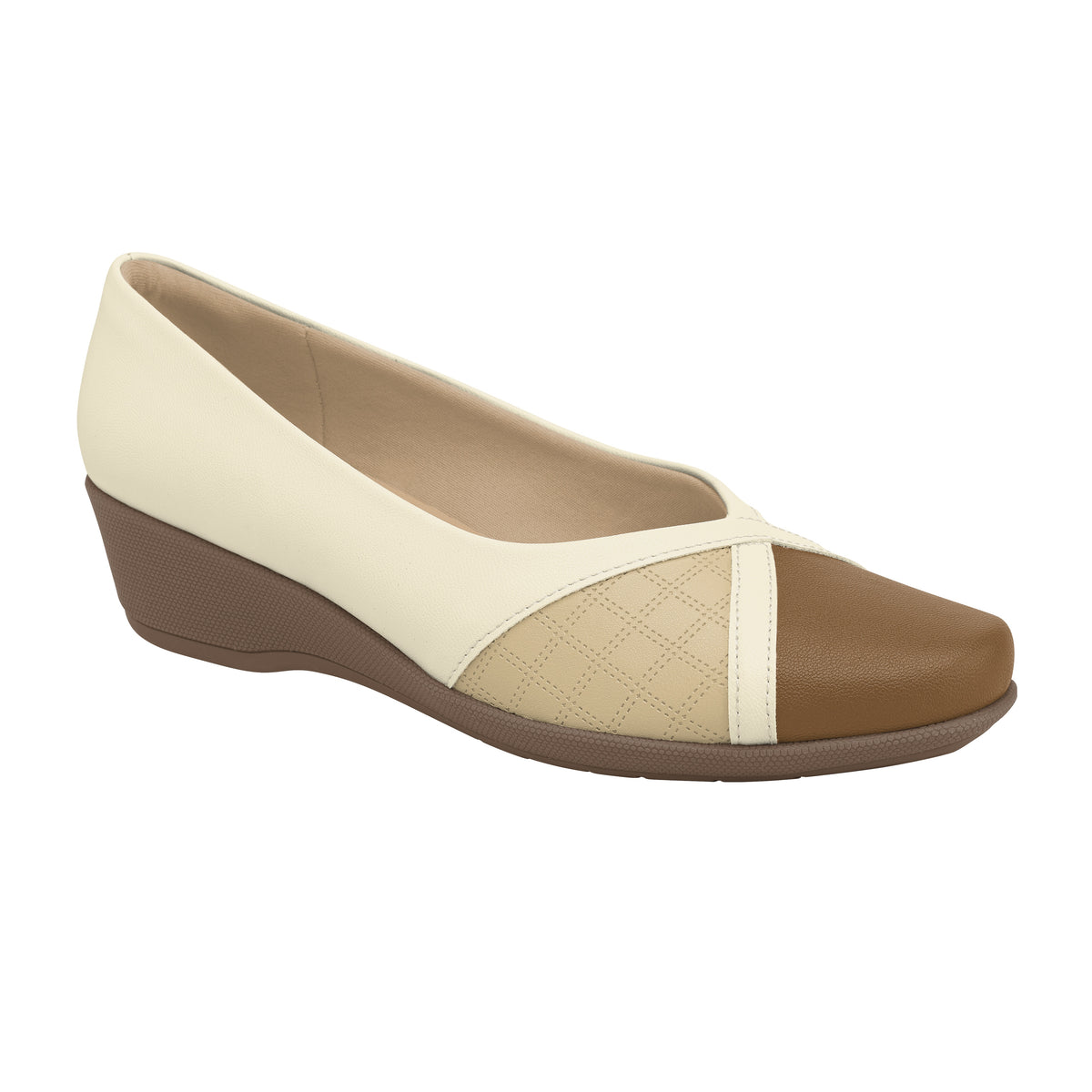 ZAPATO MUJER PICCADILLY CASUAL OFF WHITE/BRULE/MASCAVO 14324300000001