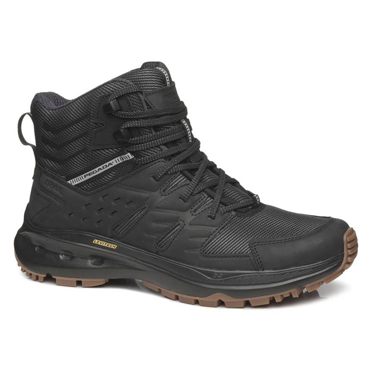 BOTIN HOMBRE PEGADA CUERO PRETO 150407-04