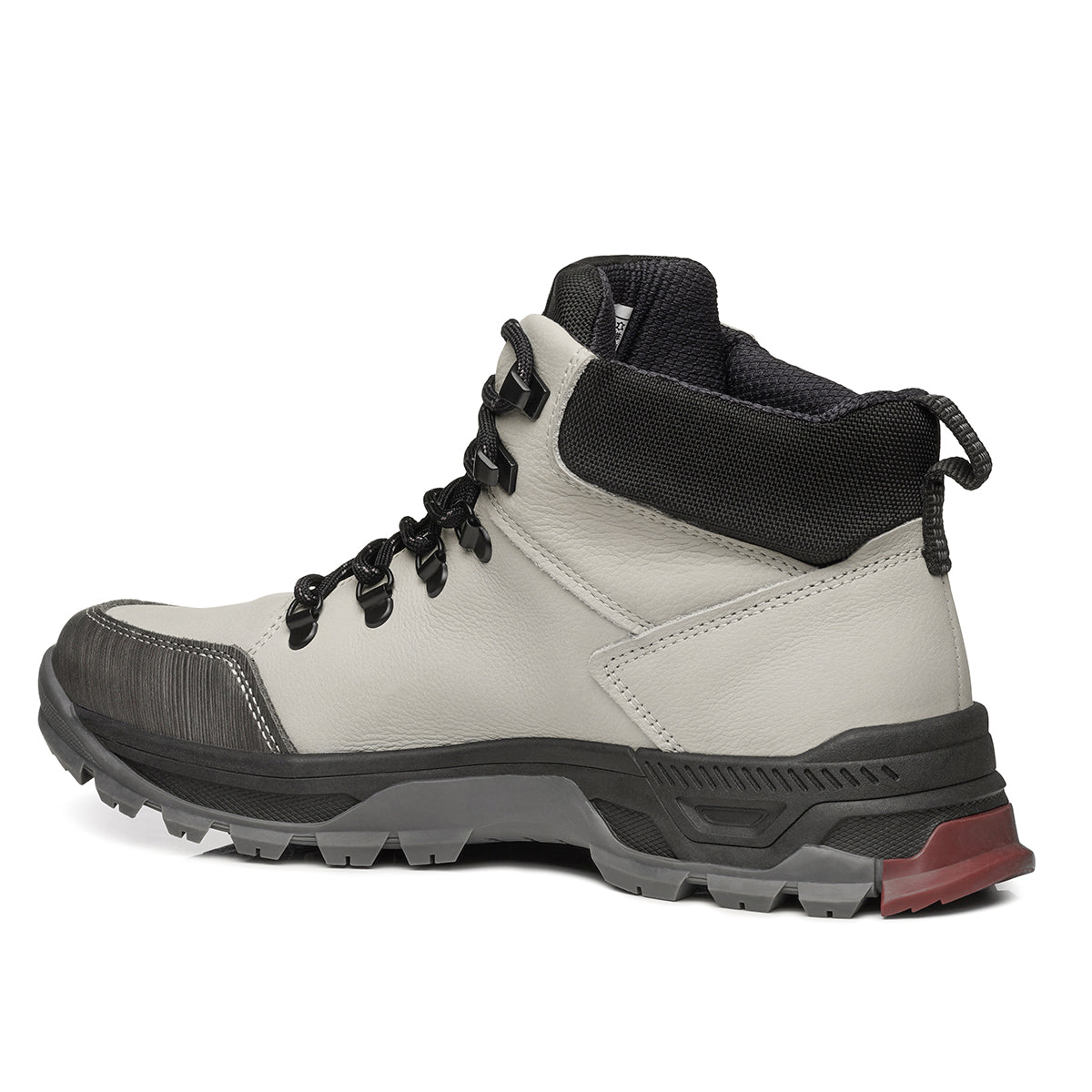 BOTIN HOMBRE PEGADA CUERO SILVER/CROMO 150506-07