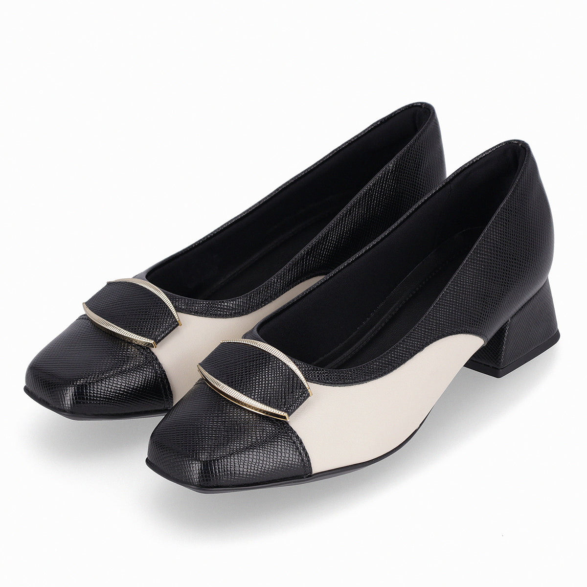 ZAPATO JOANETE MUJER PICCADILLY PRETO/OFF WHITE 16011400000006