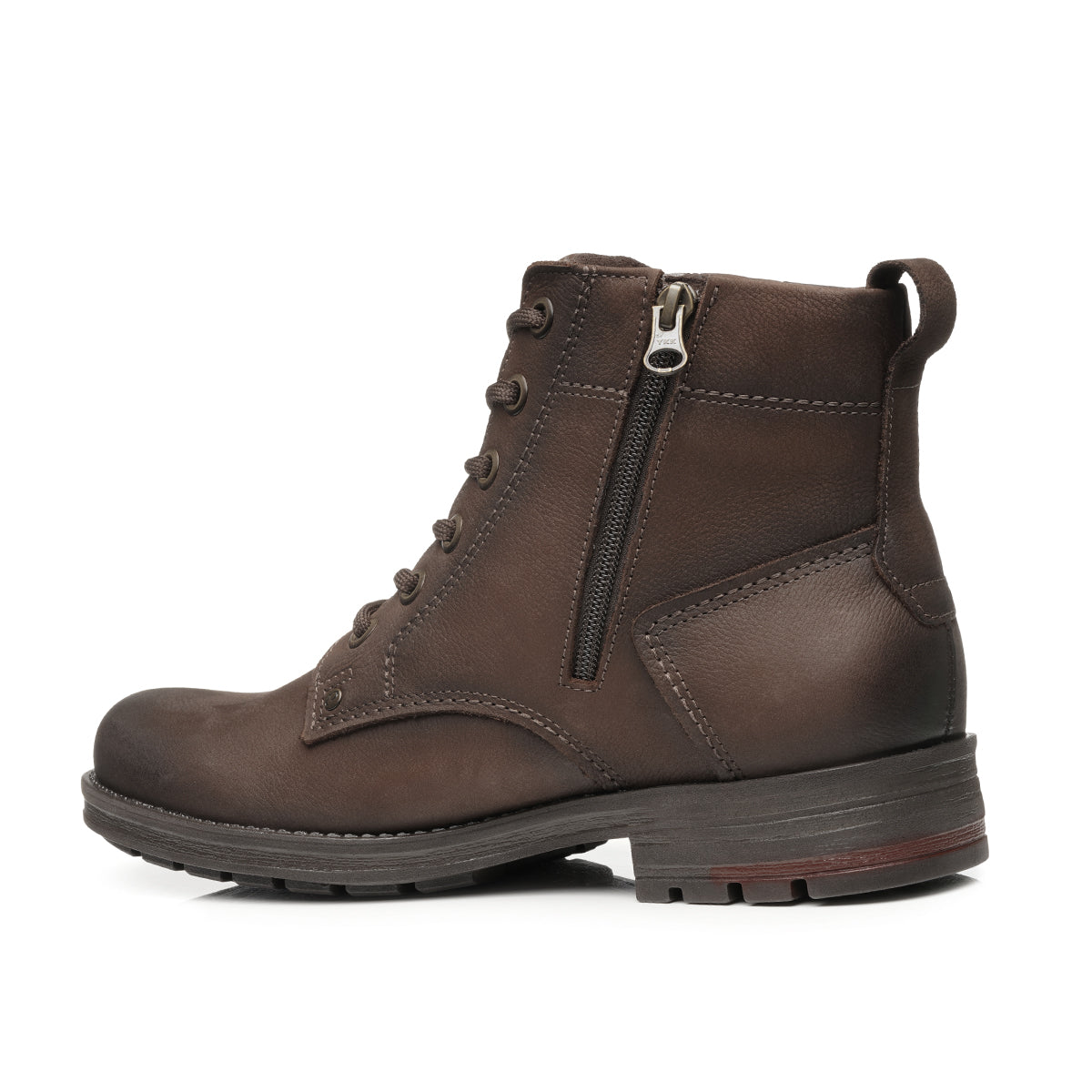 BOTIN HOMBRE PEGADA CUERO CASTANHO/BROWN 181305-17