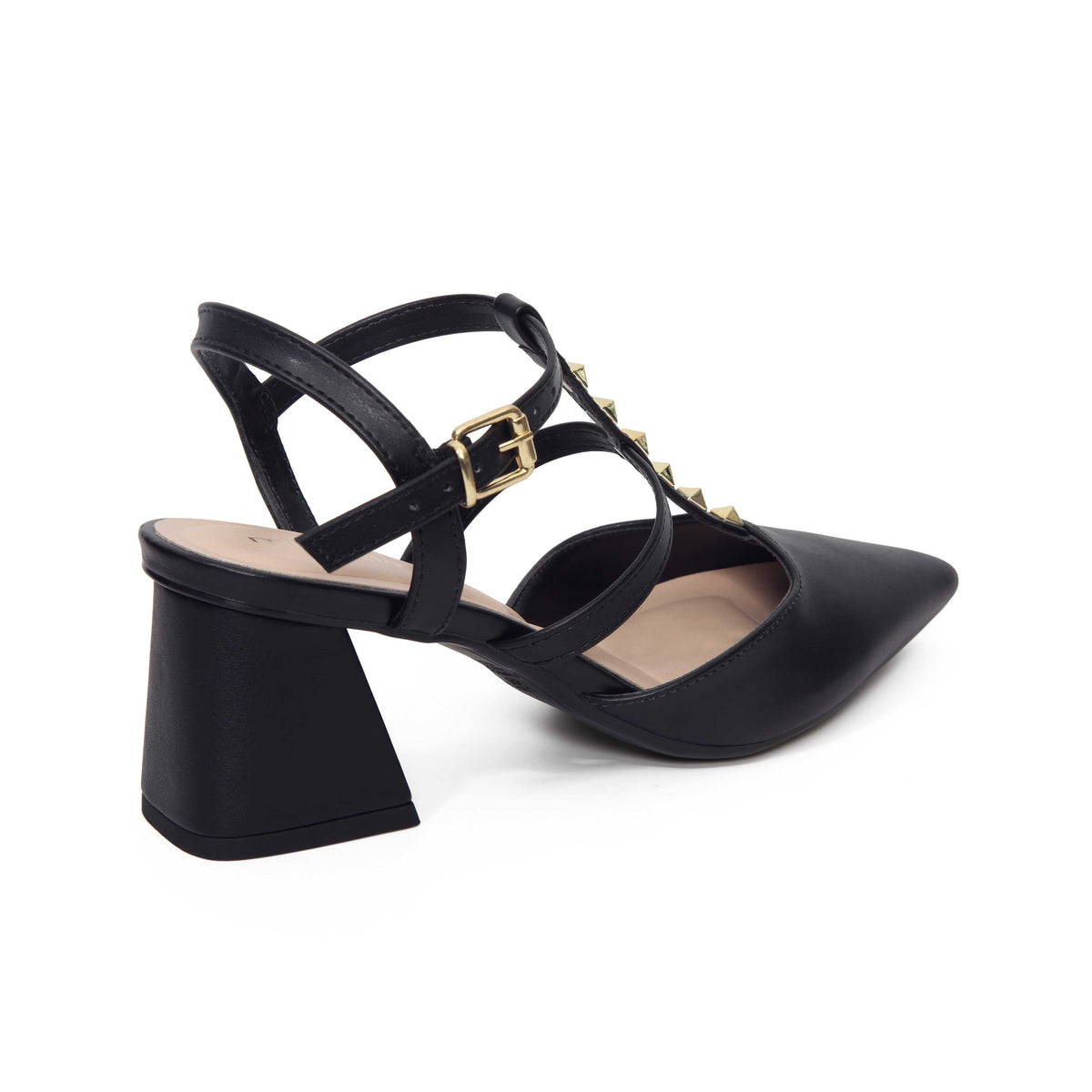 ZAPATO MUJER MIKAELA VESTIR PRETO/OURO 20253-02 40502