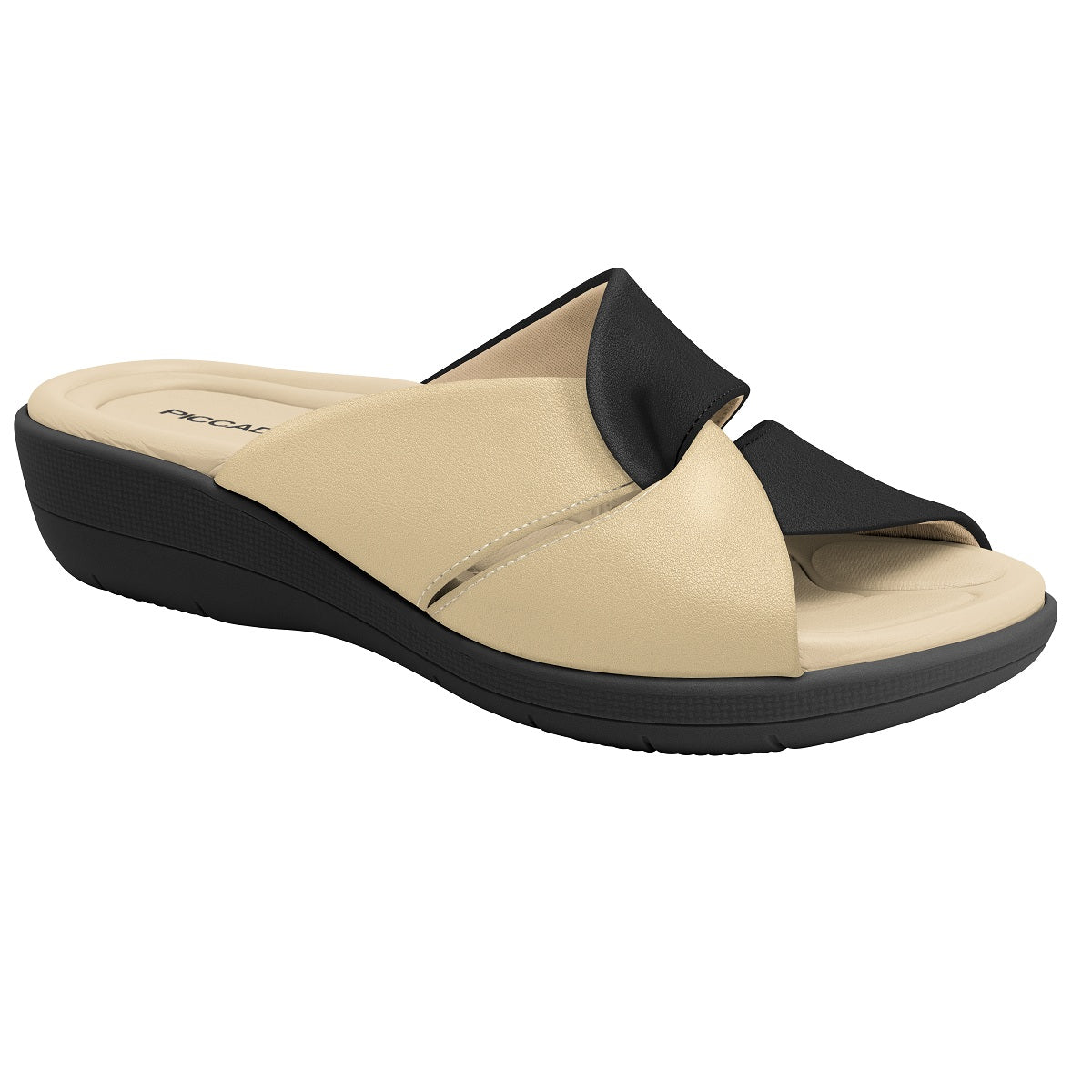 SANDALIA FASCITE MUJER PICCADILLY CASUAL BRULE/PRETO 23902300000012