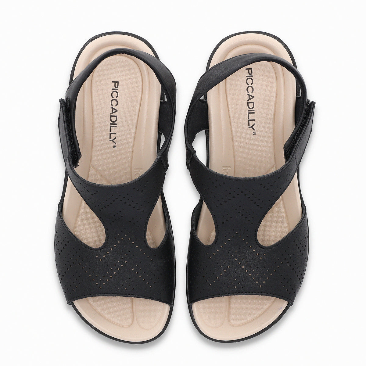 SANDALIA FASCITE MUJER PICCADILLY CASUAL PRETO 23903000000008