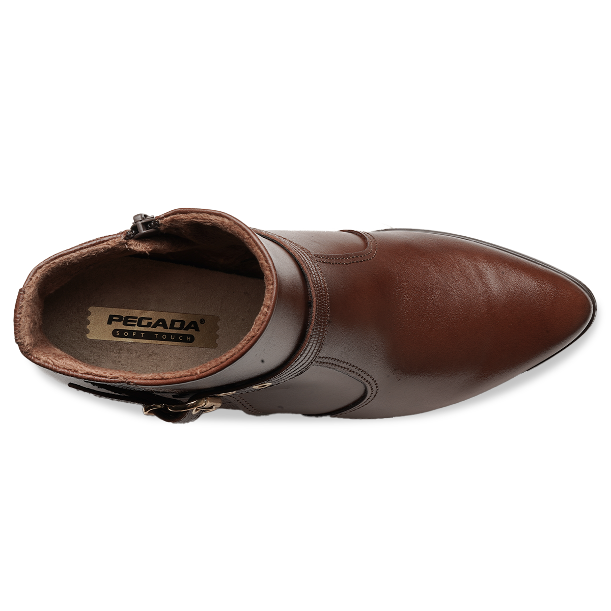 BOTIN MUJER PEGADA CUERO VESTIR PINHAO 280902-01