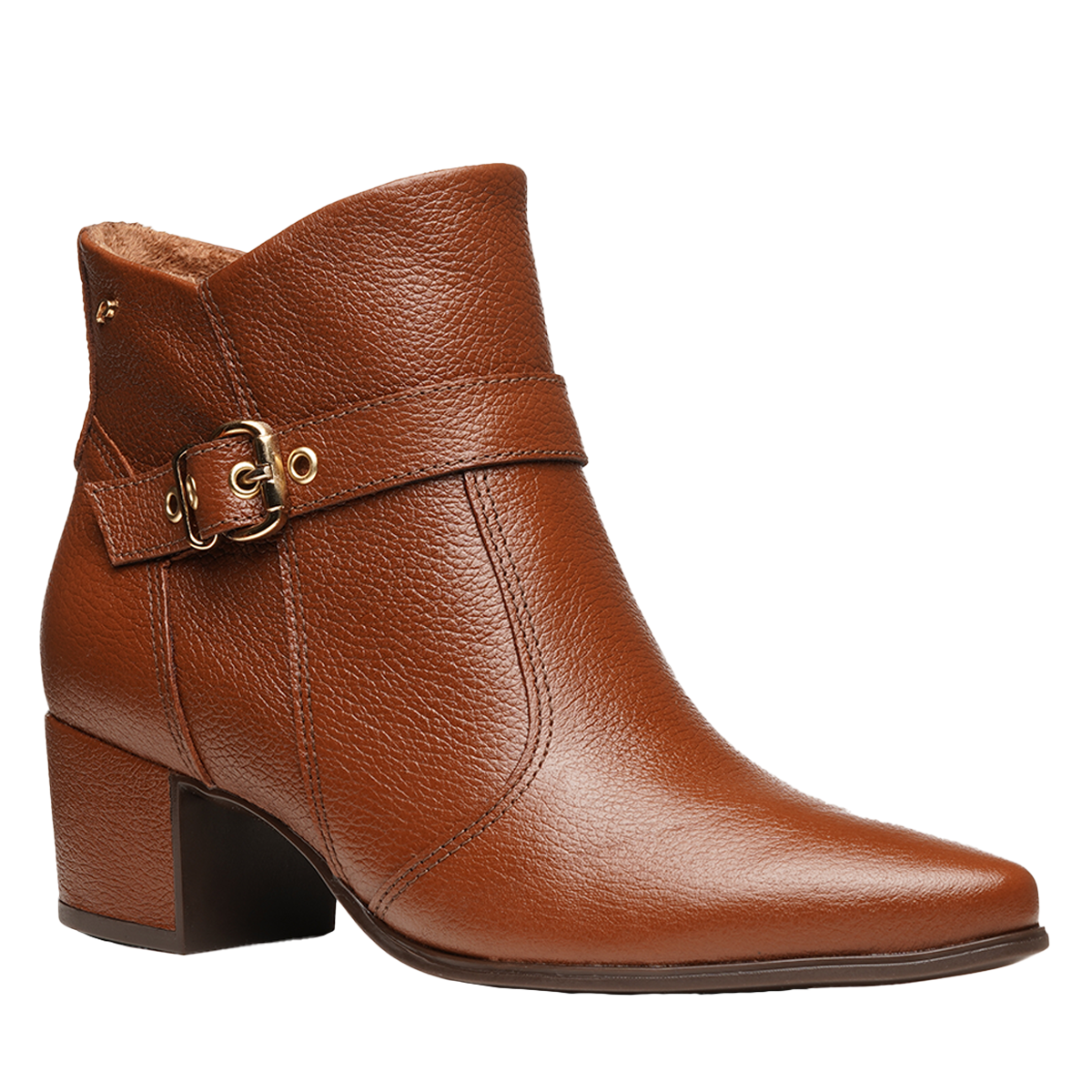BOTIN MUJER PEGADA CUERO VESTIR TERRACOTA 280902-09