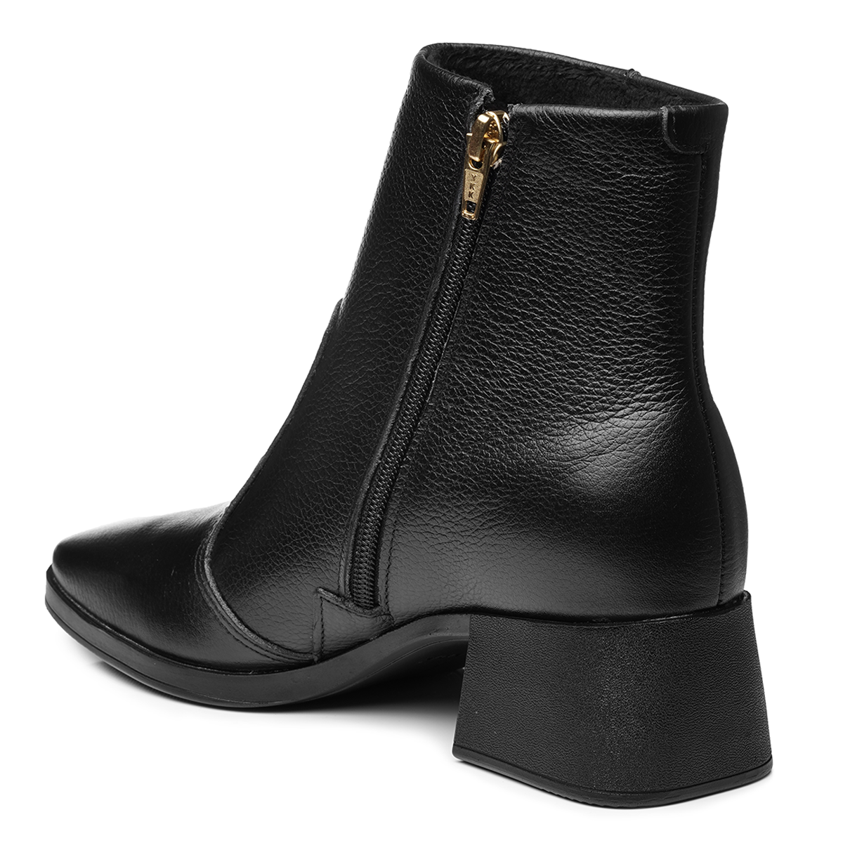 BOTIN MUJER PEGADA CUERO VESTIR PRETO 282301-05
