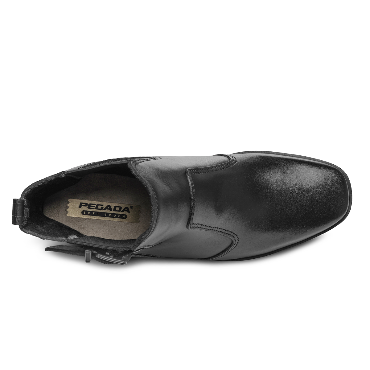 BOTIN MUJER PEGADA CUERO VESTIR PRETO 282351-05