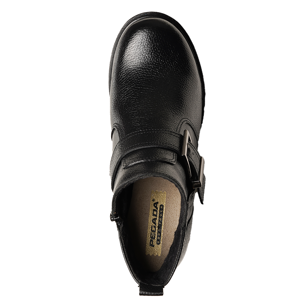 BOTIN MUJER PEGADA CUERO VESTIR PRETO 282604-04