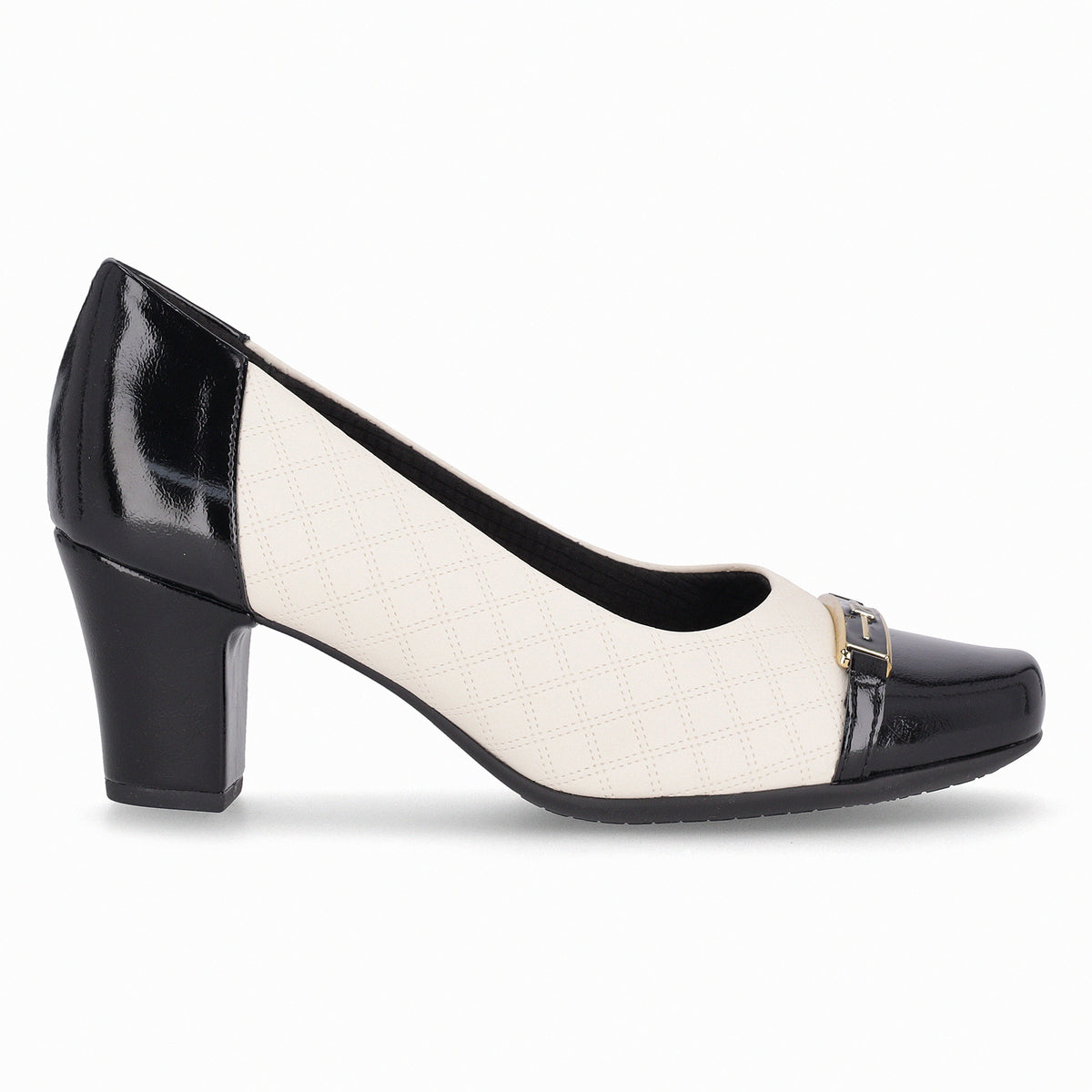 ZAPATO MAXI MUJER PICCADILLY PRETO/OFF WHITE 34400200000001