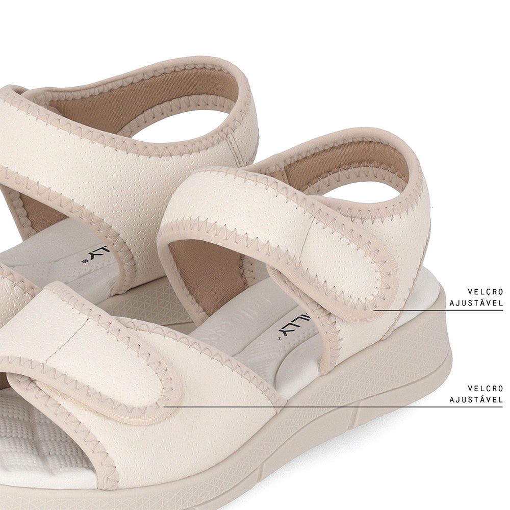 SANDALIA JOANETE MUJER PICCADILLY CASUAL MARFIM/OFF WHITE 57100300000034