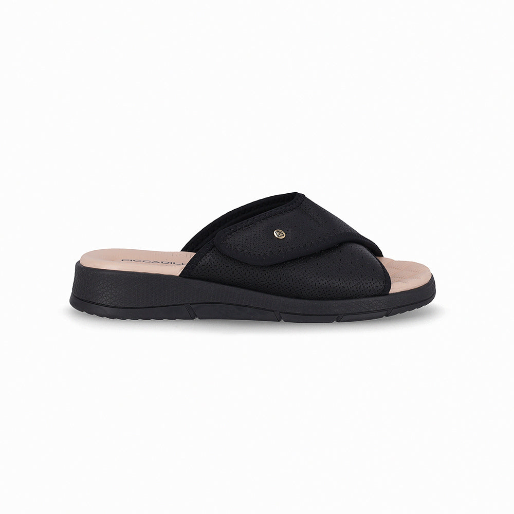 SANDALIA ESPOLON PICCADILLY CASUAL PRETO 57101200000005