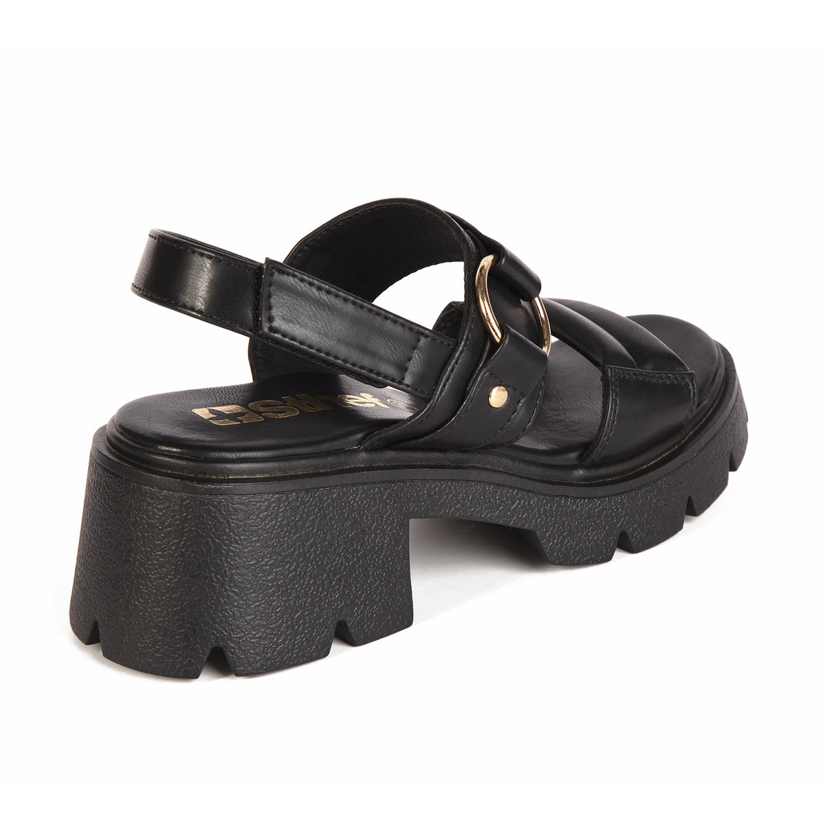 SANDALIA MUJER STHEF CASUAL NEGRO 7830