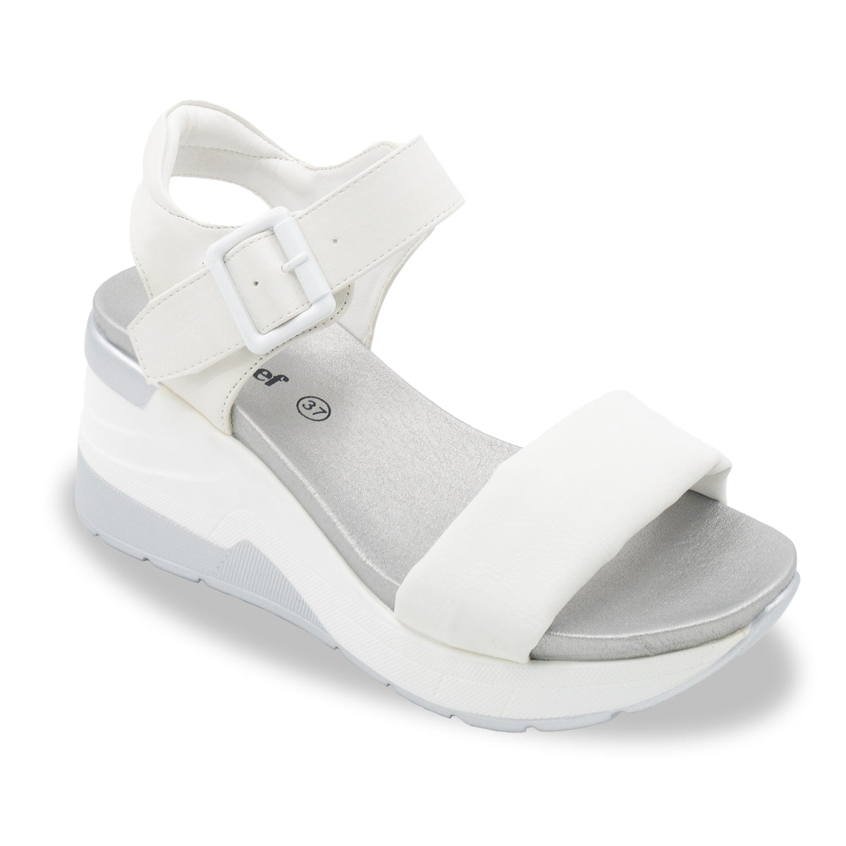SANDALIA MUJER STHEF CASUAL BLANCO 7838