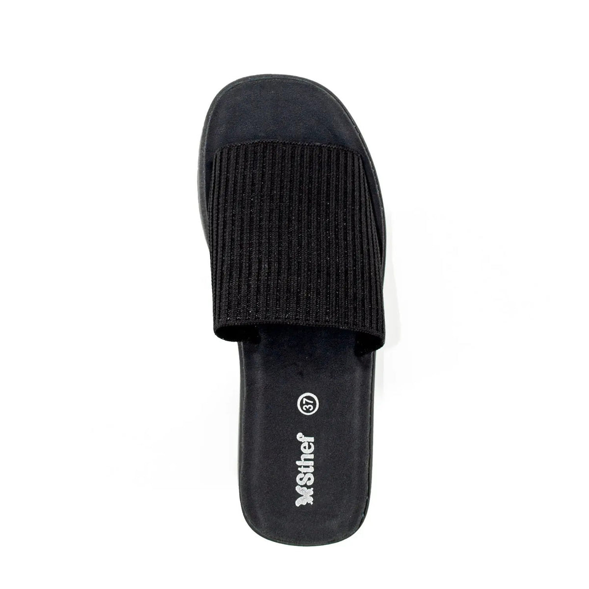 SANDALIA MUJER STHEF CASUAL NEGRO 7982-A Sthef