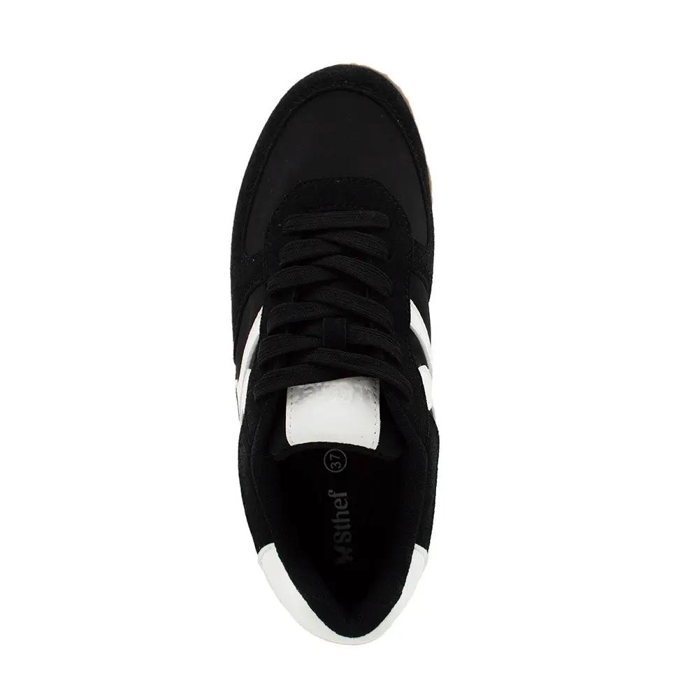 ZAPATILLA MUJER STHEF CASUAL BLACK 8133 Sthef