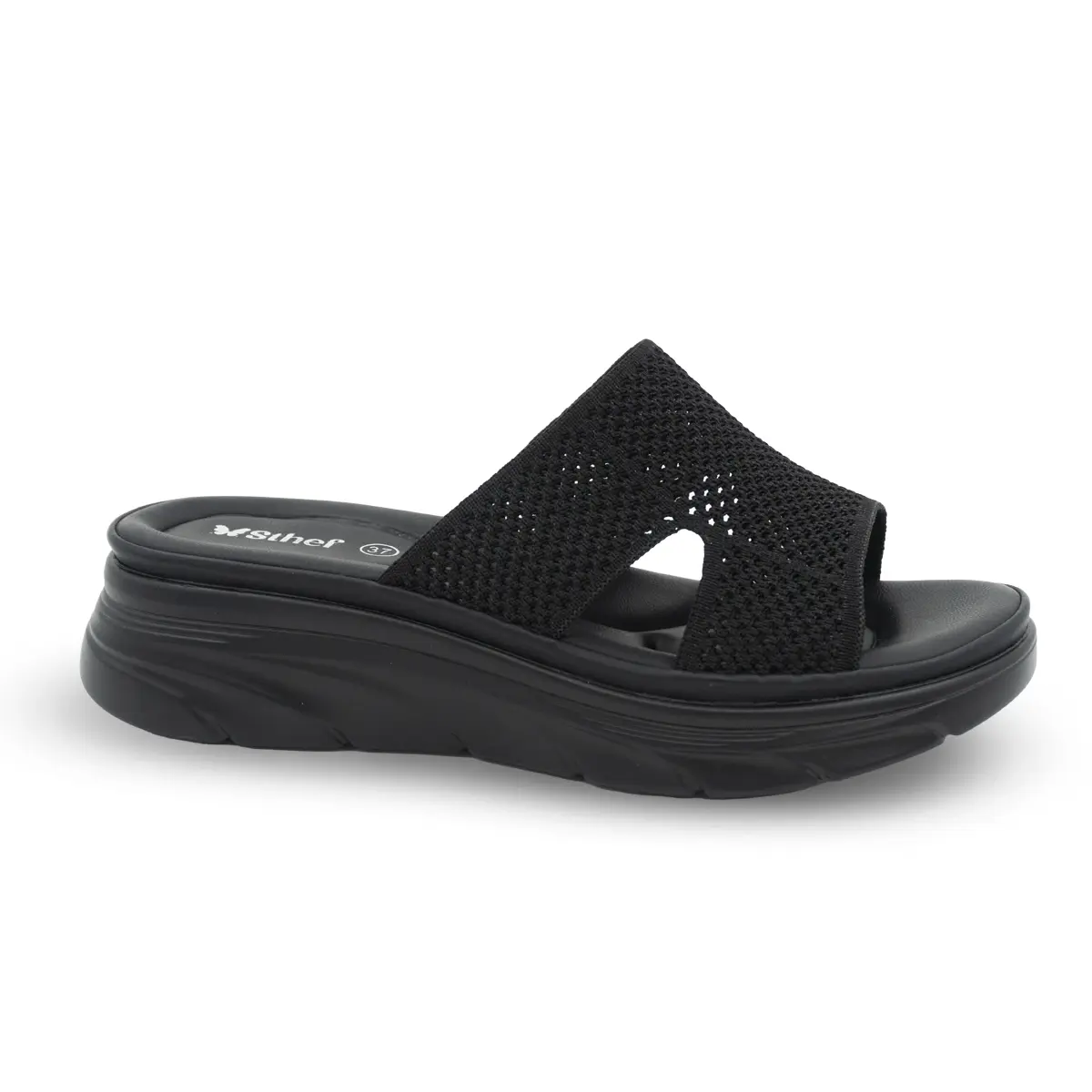 SANDALIA MUJER STHEF CASUAL NEGRO 8149 Sthef