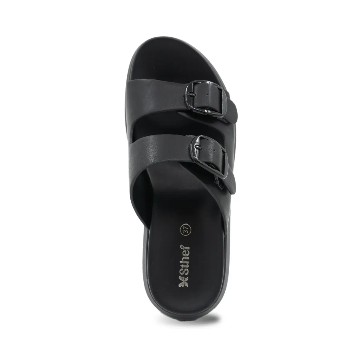 SANDALIA MUJER STHEF CASUAL NEGRO 8172 Sthef