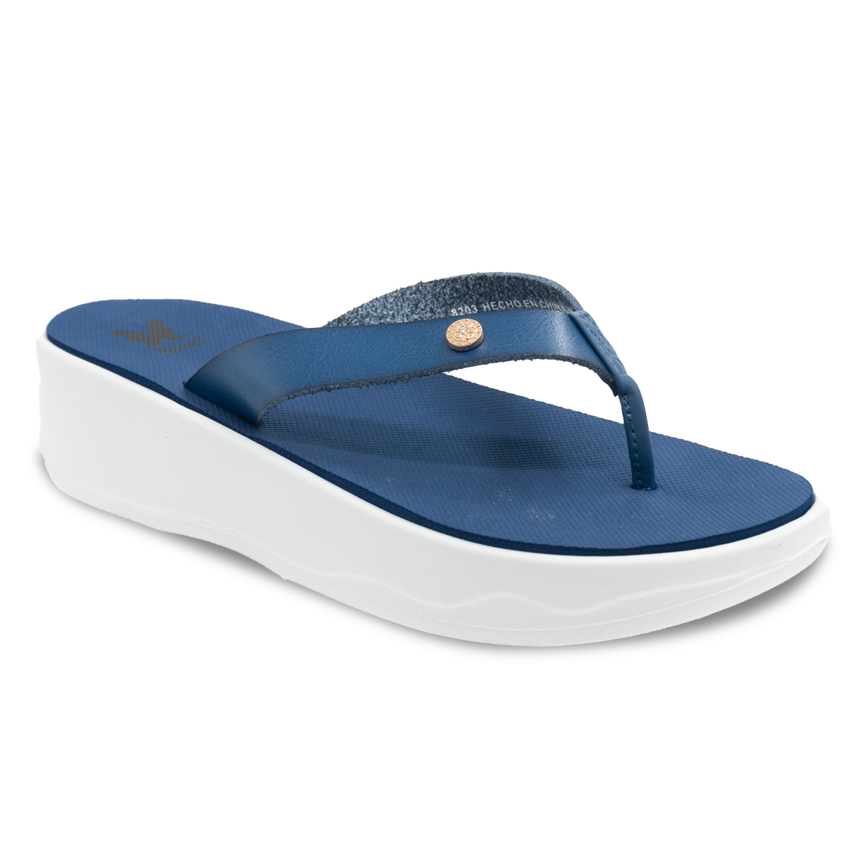 SANDALIA MUJER STHEF PLAYERA AZUL 8203