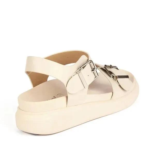 SANDALIA MUJER STHEF CASUAL OFF WHITE 7742 Sthef