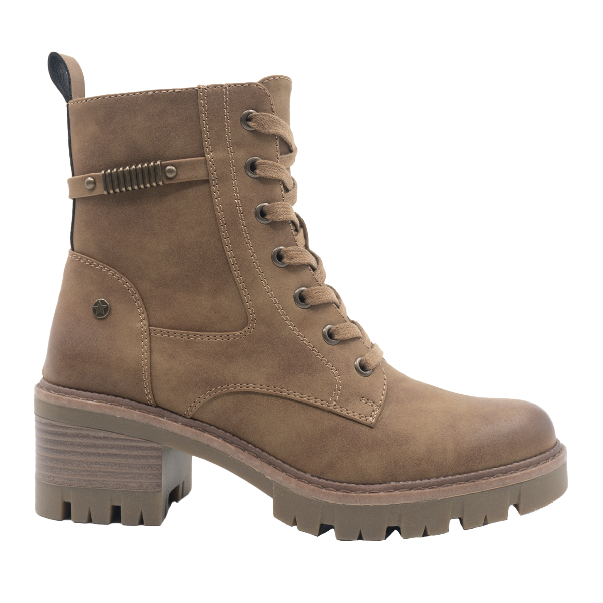 BOTIN MUJER STHEF CASUAL TAUPE 8275