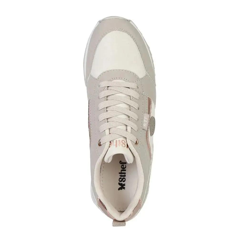 ZAPATILLA MUJER STHEF URBANA BEIGE 7916 Sthef