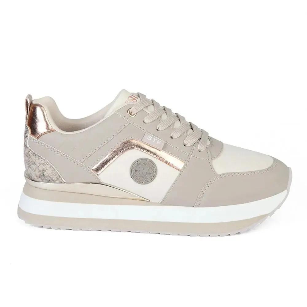 ZAPATILLA MUJER STHEF URBANA BEIGE 7916 Sthef
