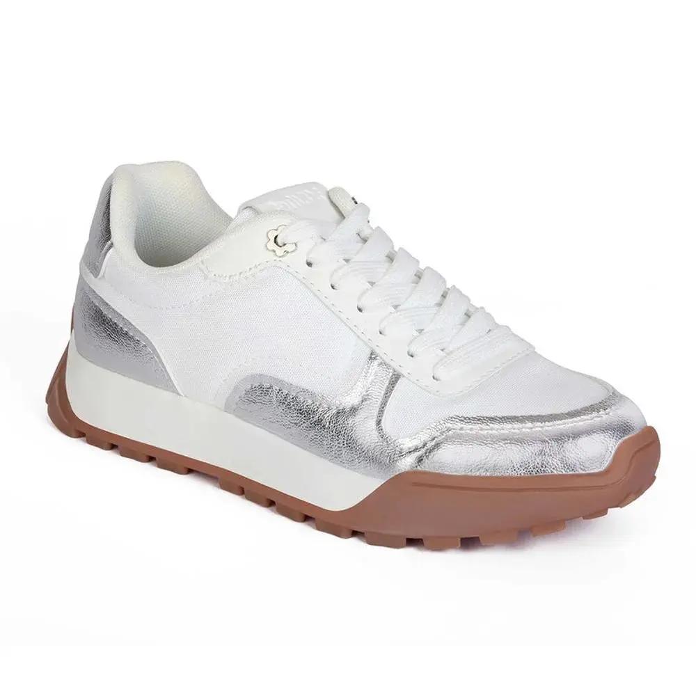 ZAPATILLA MUJER STHEF CASUAL WHITE/SILVER 7976 Sthef
