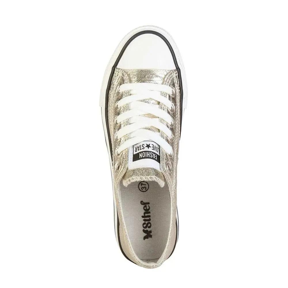 ZAPATILLA MUJER STHEF CASUAL DORADO 8081 Sthef