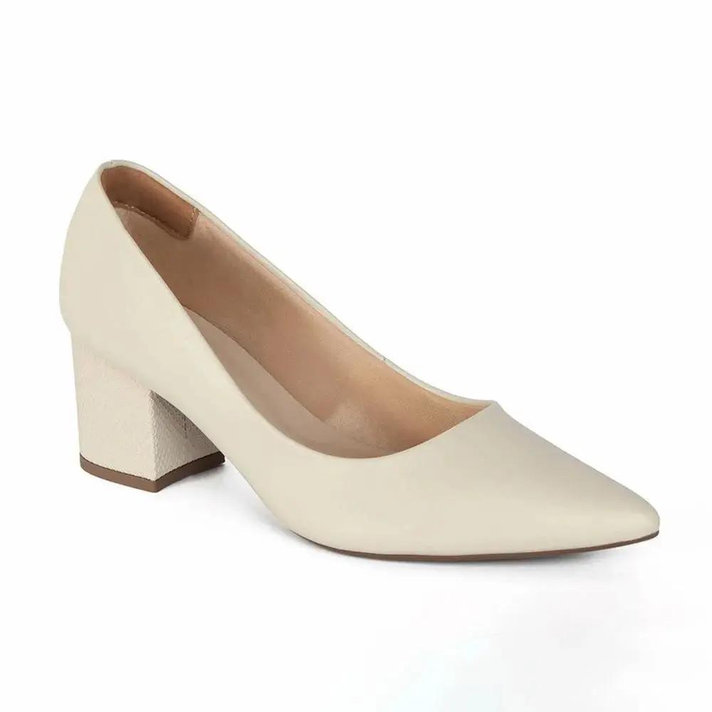 Zapato Vestir Mujer 13630-01 Xxx Manteiga Mikaela Mikaela