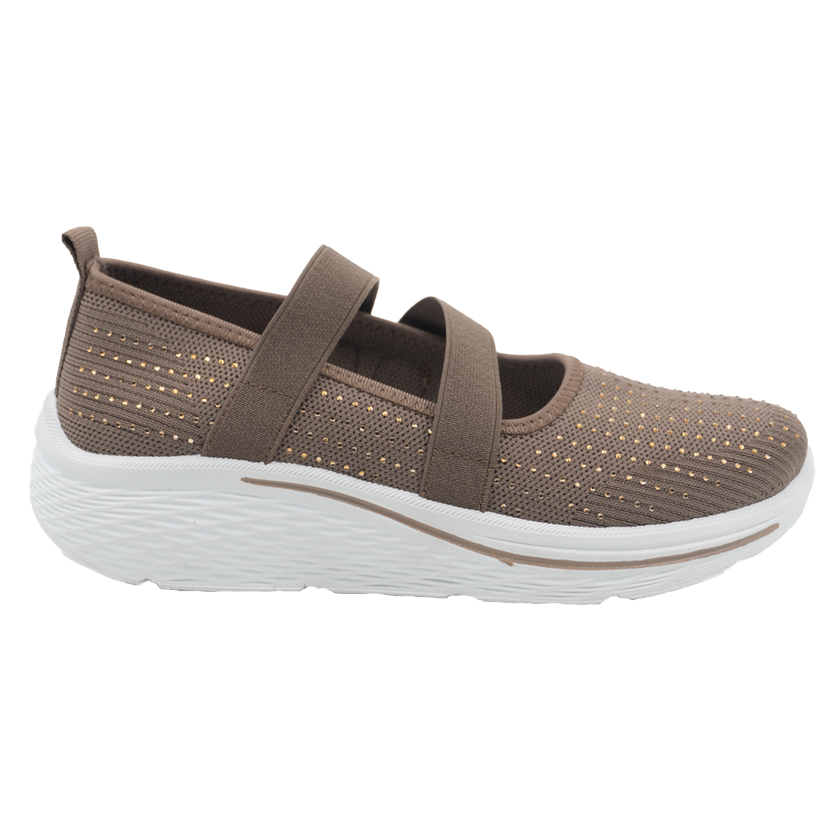 ZAPATILLA MUJER STHEF CASUAL KHAKI 8283