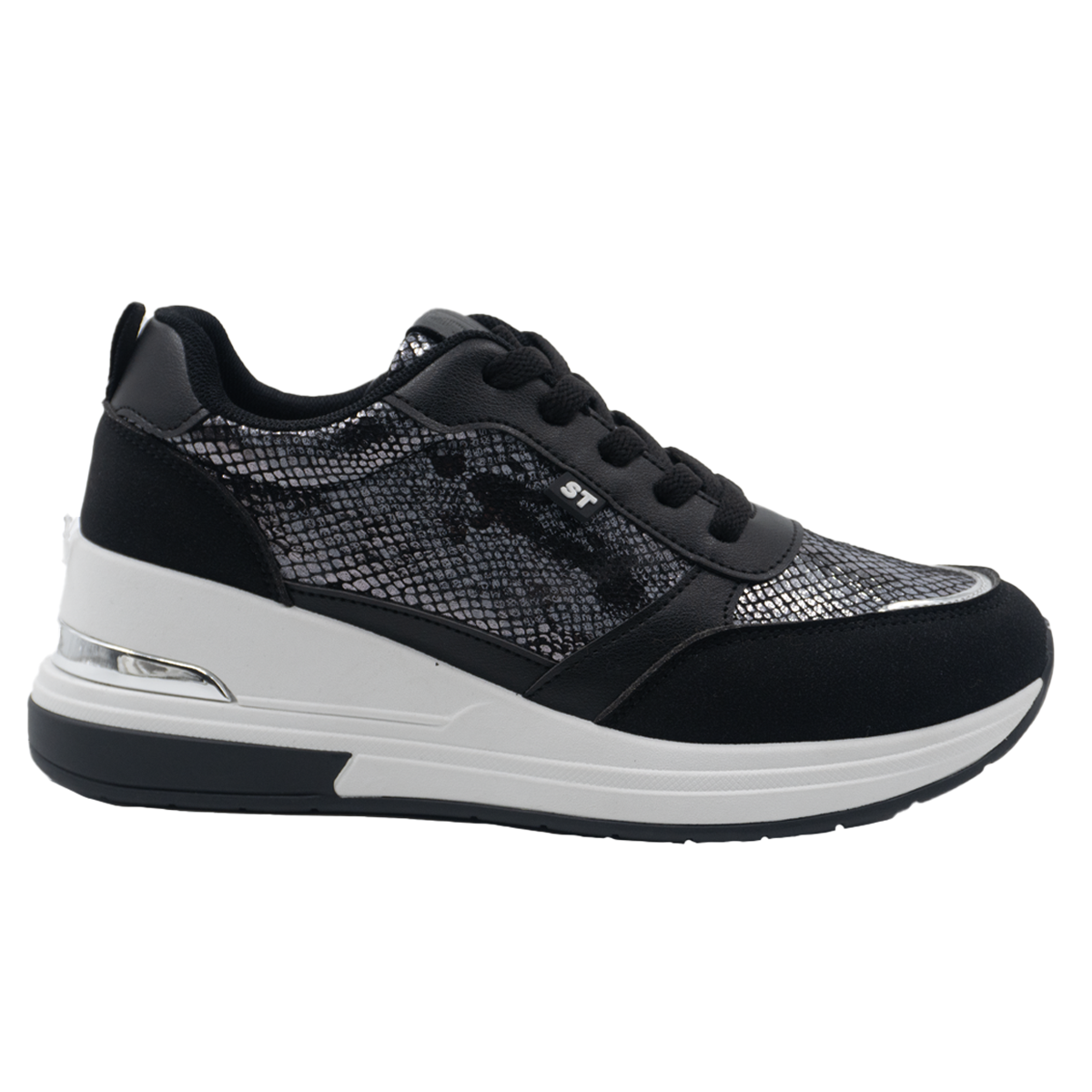 ZAPATILLA MUJER STHEF CASUAL NEGRO 8284