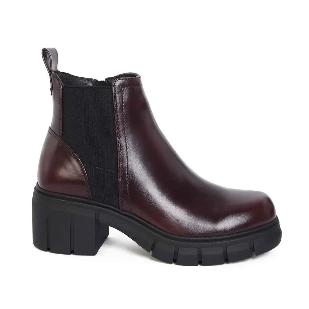Botin Casual Mujer 8109 Vino Sthef