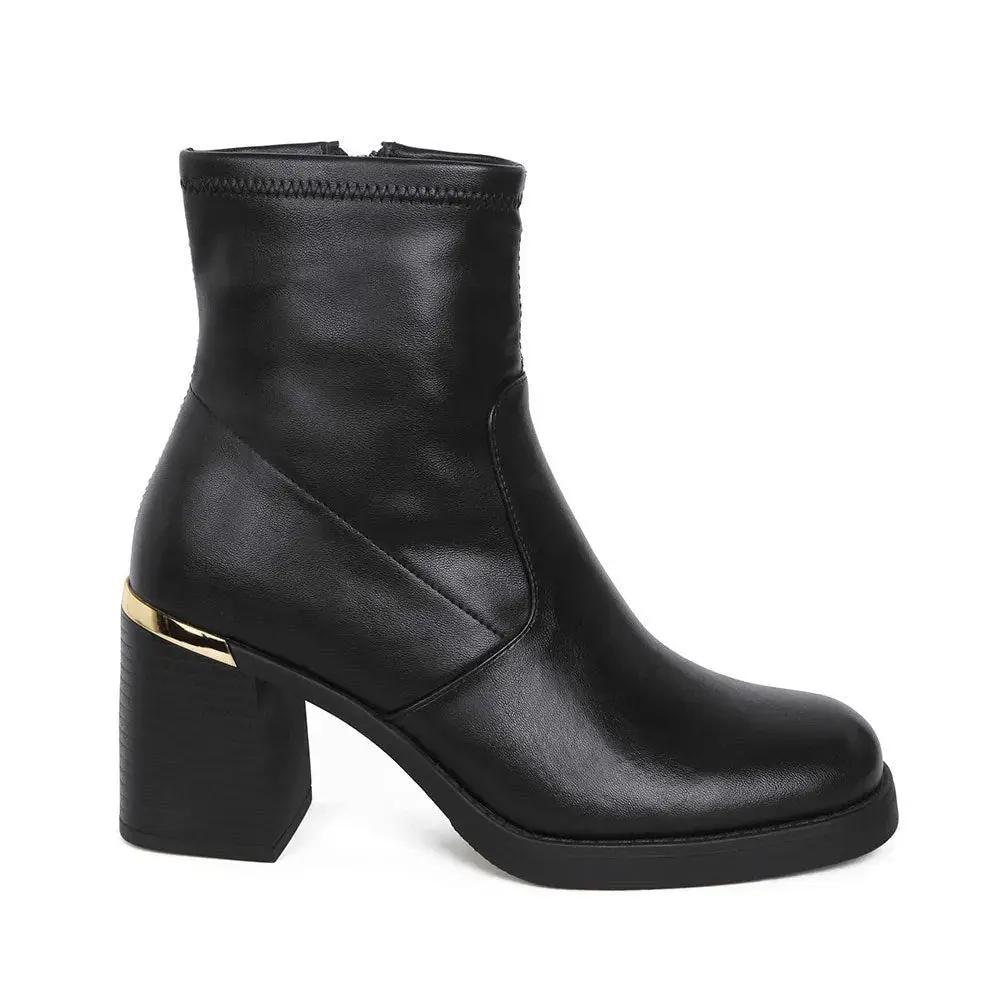 Botin Vestir Mujer 8111 Negro Sthef