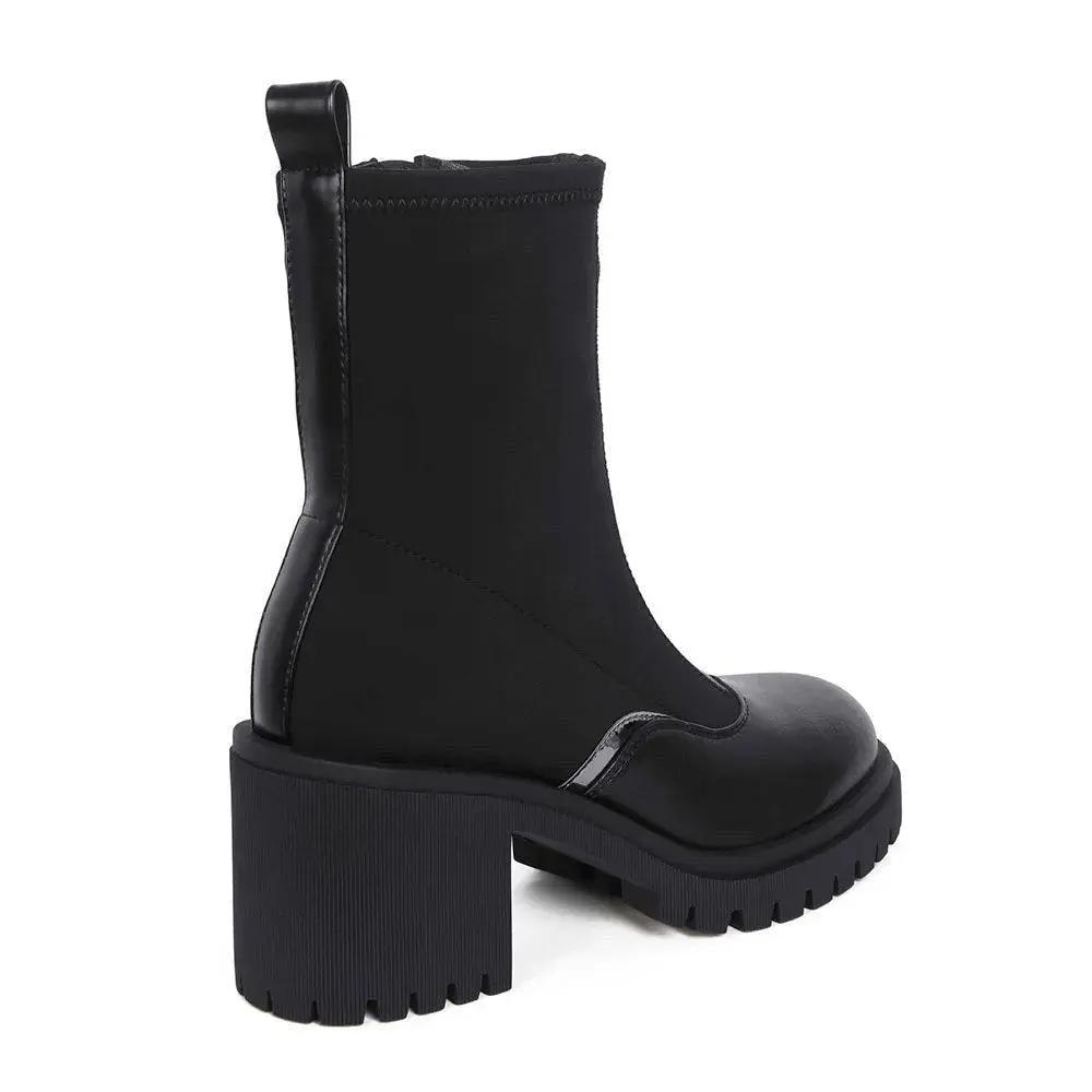 Botin Vestir Mujer 8111 Negro Sthef