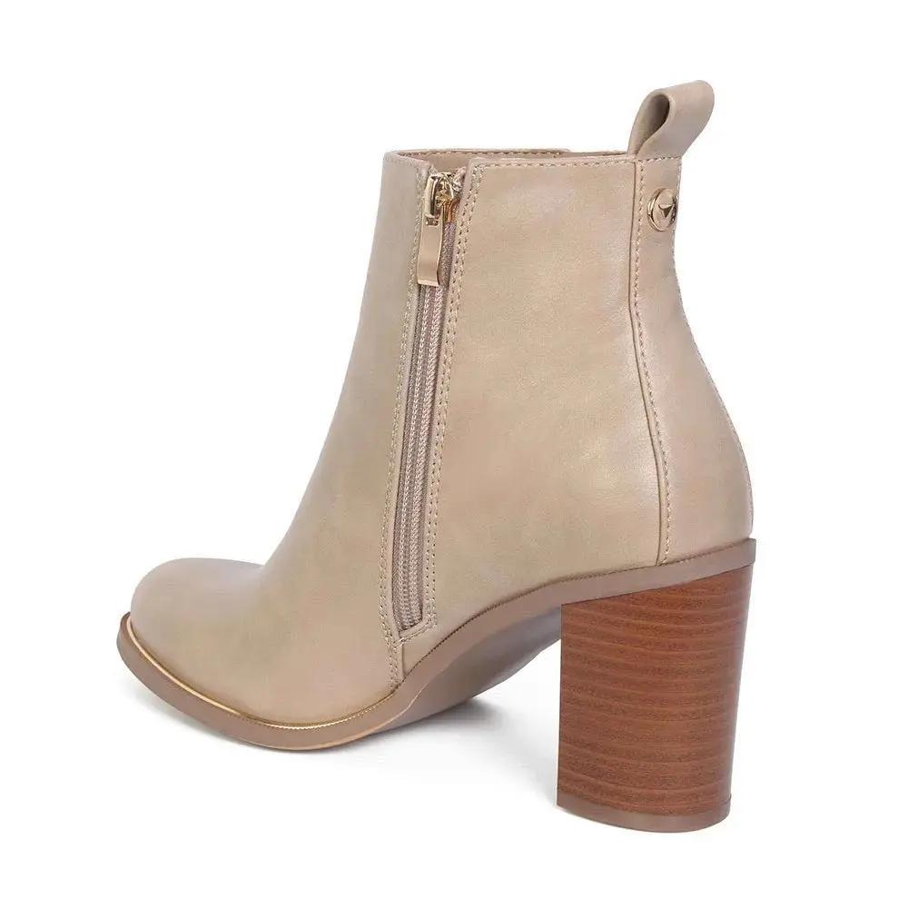 Botin Vestir Mujer 8115 Arena Sthef
