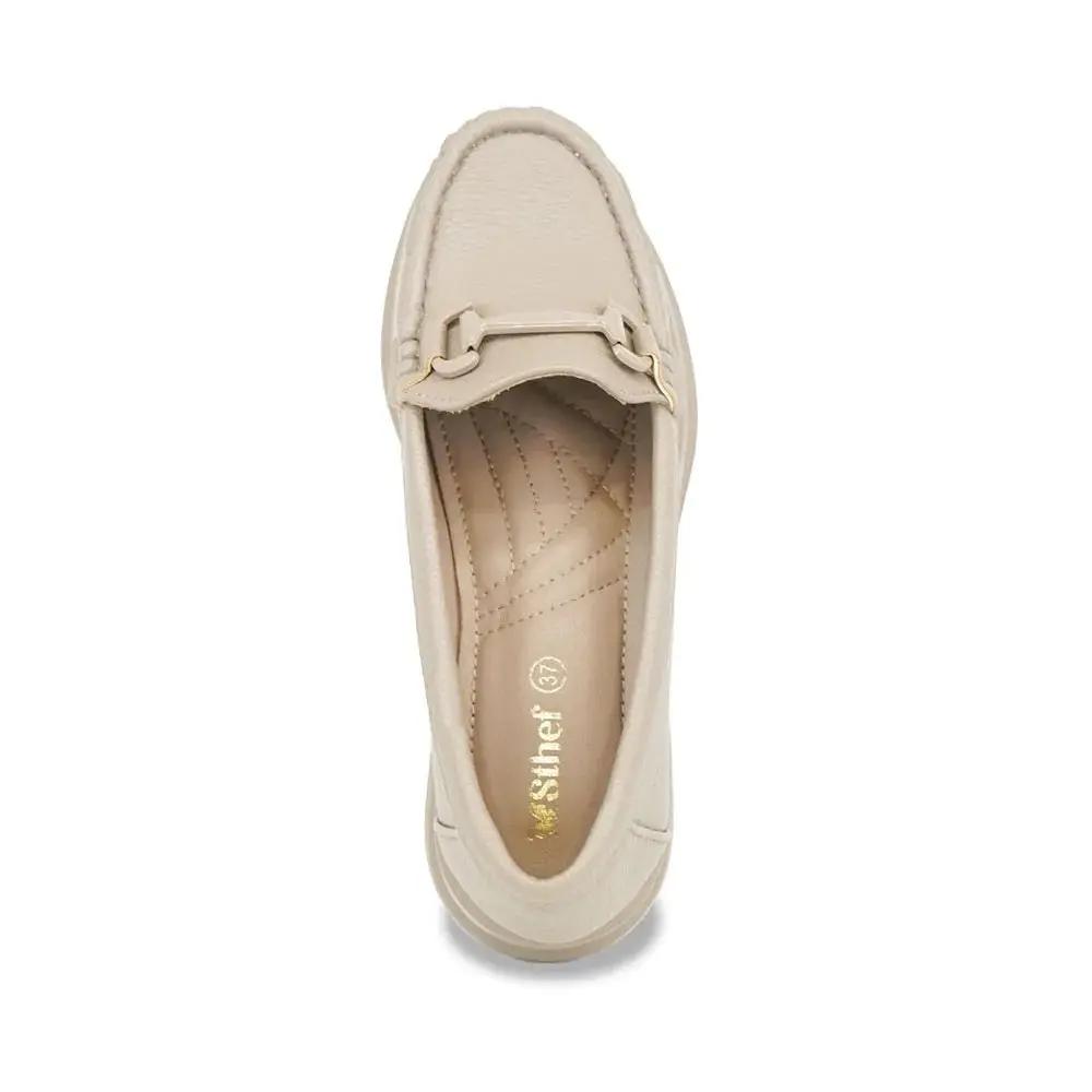 Mocasin Mujer 8121 Taupe Sthef