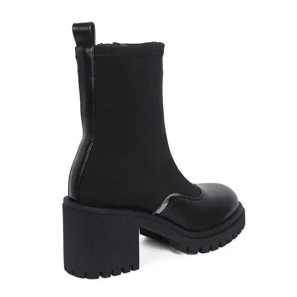 Botin Vestir Mujer 8110 Negro Sthef