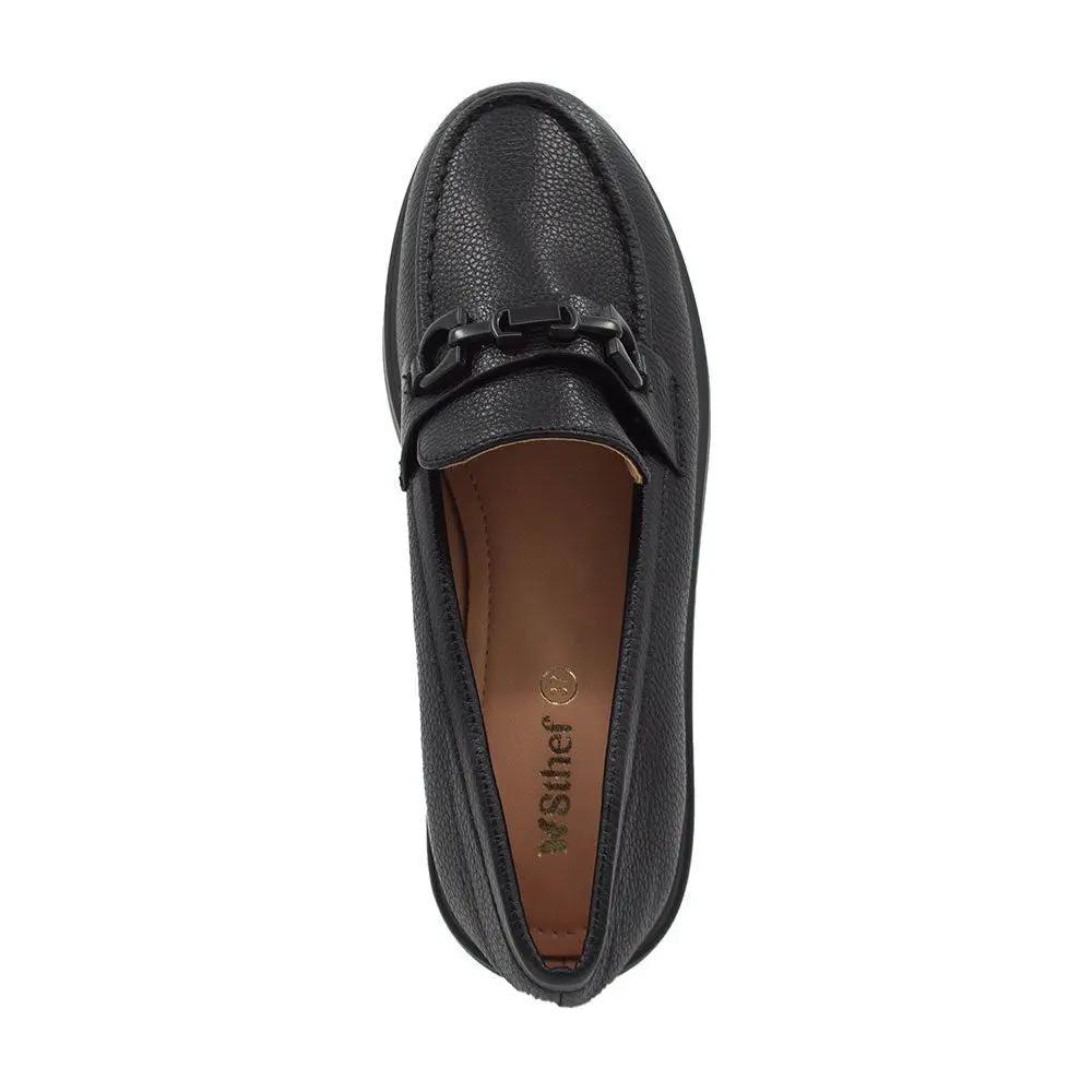 Mocasin Mujer 8117 Negro Sthef