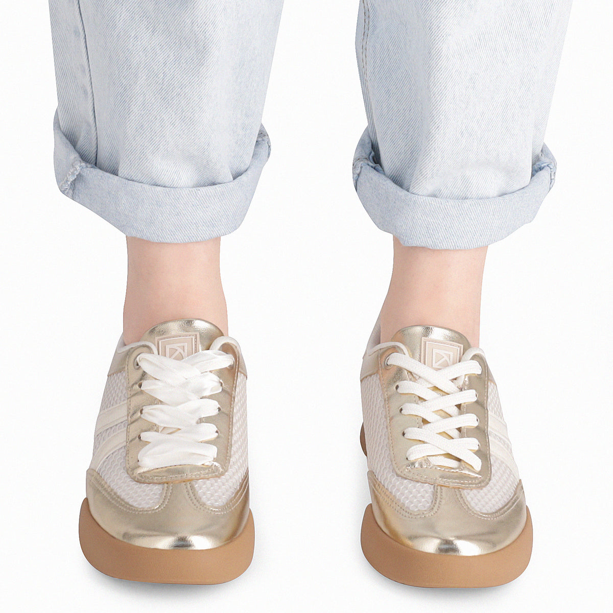 ZAPATILLA MUJER PICCADILLY OURO/OFF WHITE 90300100000001