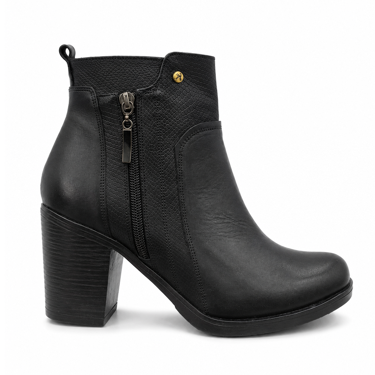 BOTIN MUJER MIKAELA CASUAL NEGRO BT165