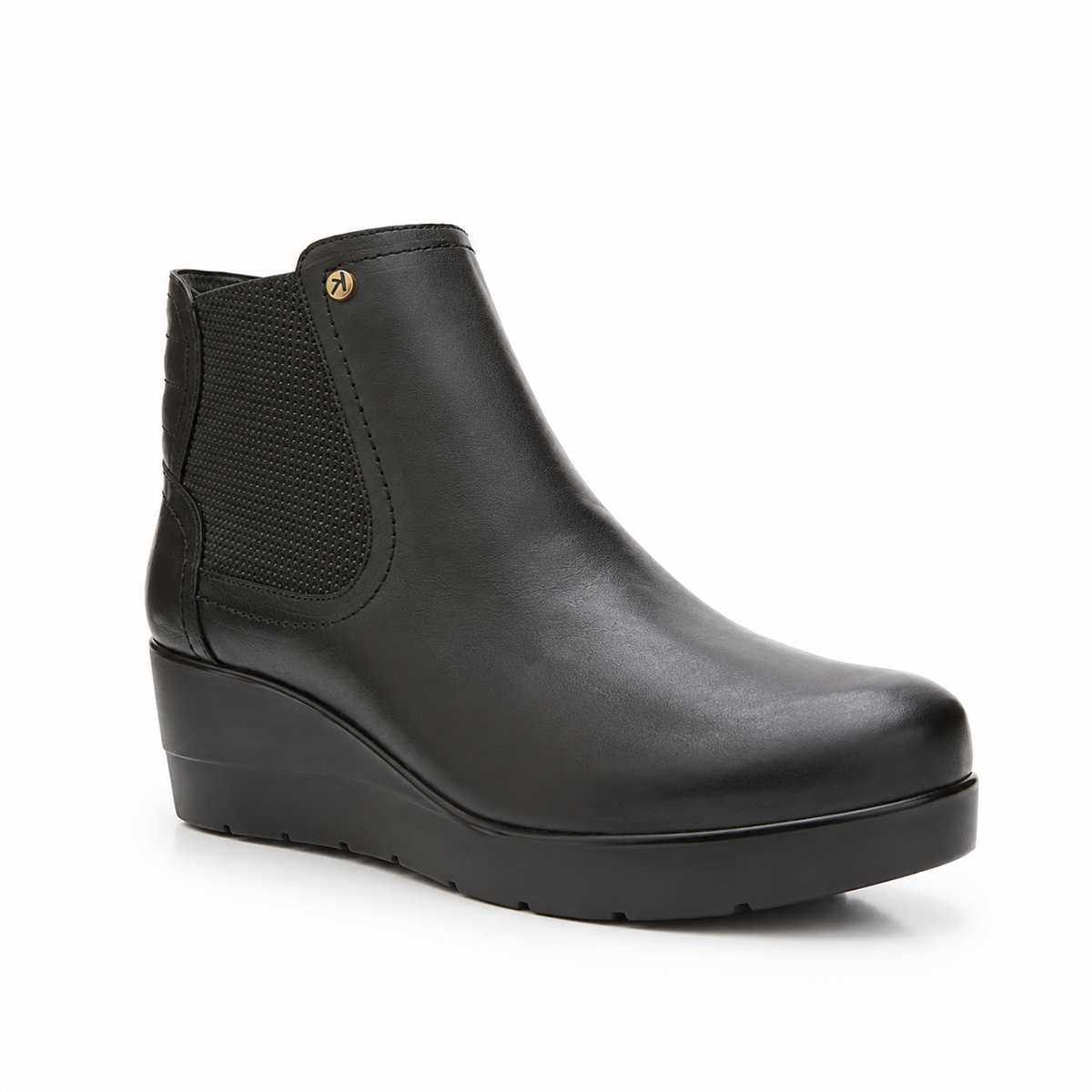 BOTIN MUJER MIKAELA CASUAL NEGRO BT197