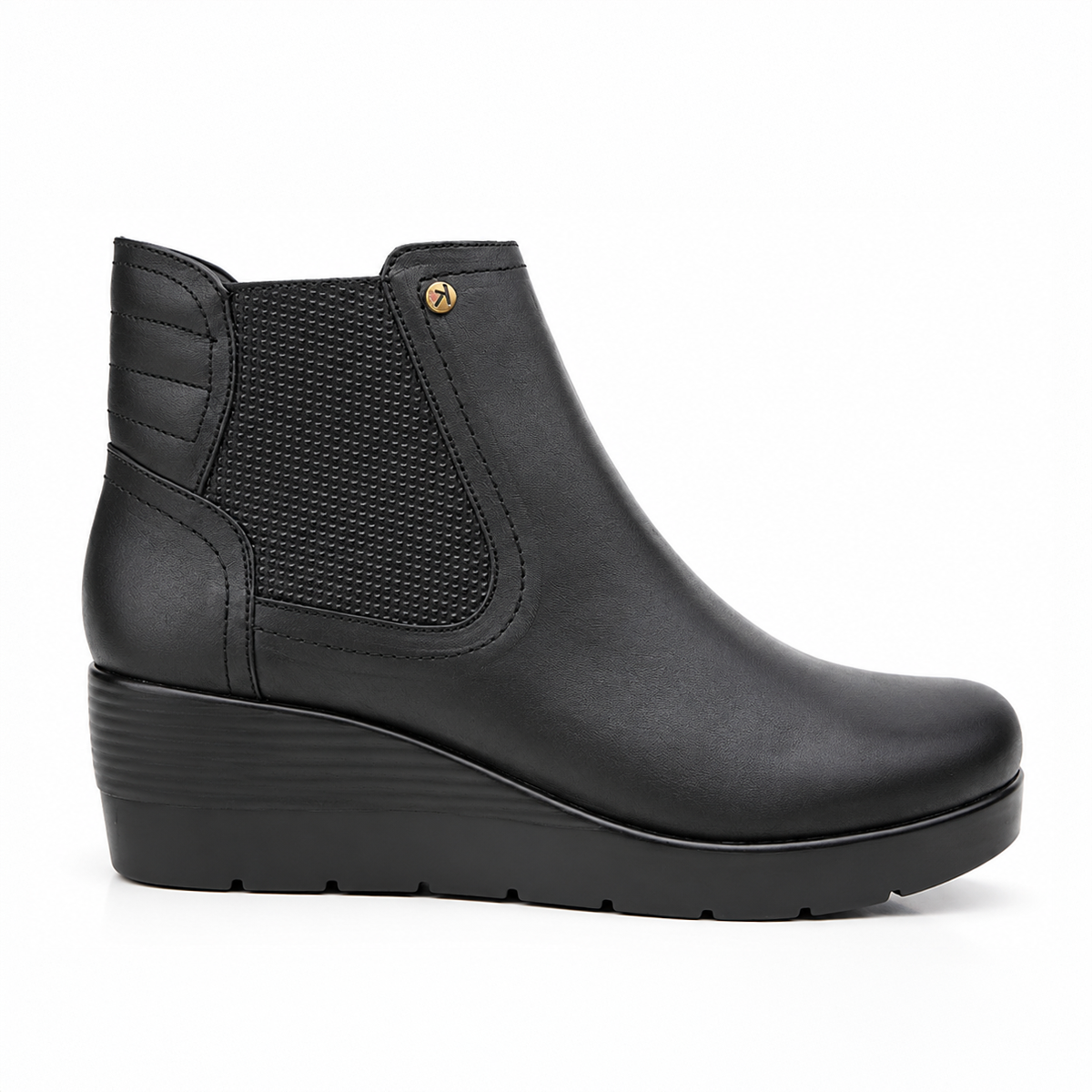 BOTIN MUJER MIKAELA CASUAL NEGRO BT197