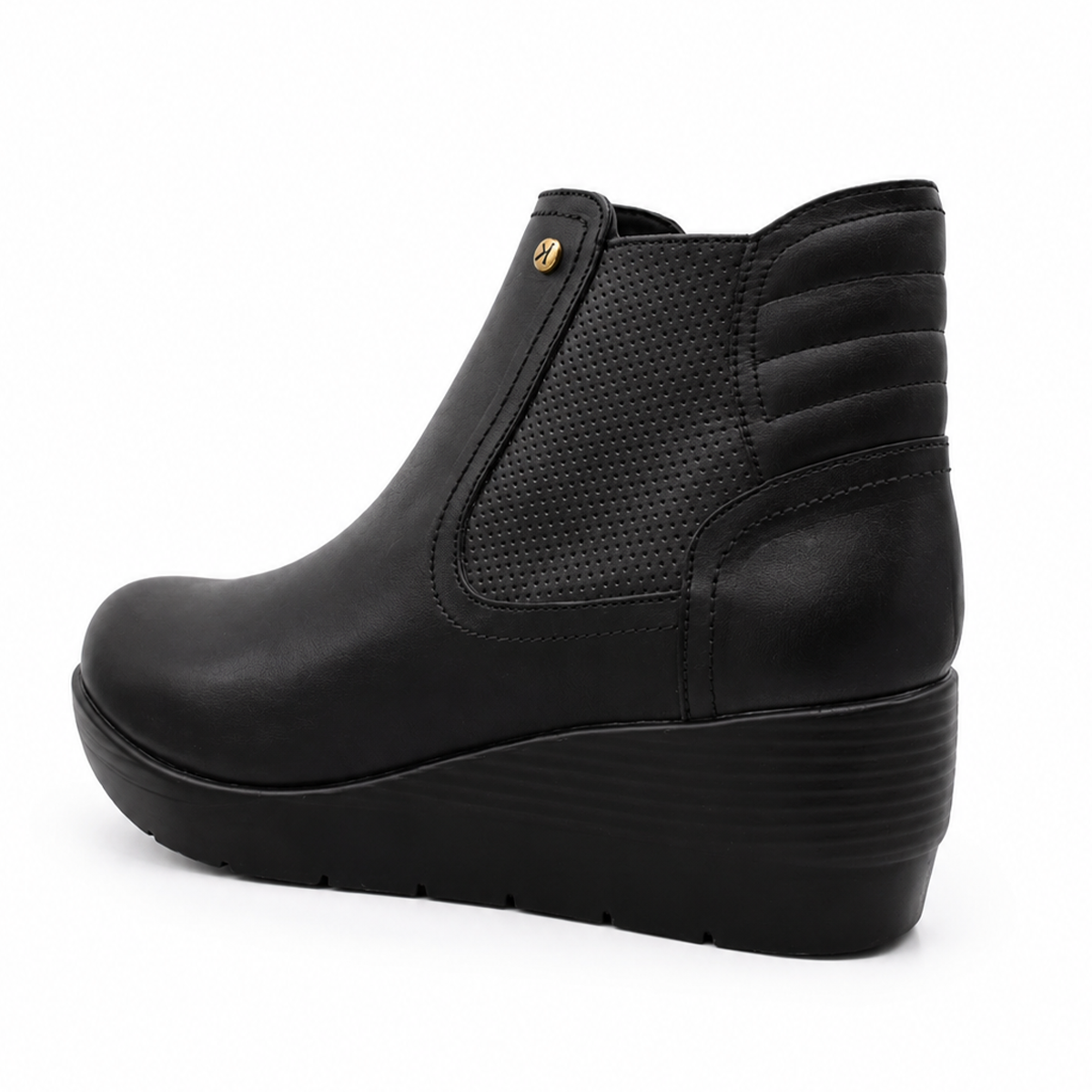 BOTIN MUJER MIKAELA CASUAL NEGRO BT197
