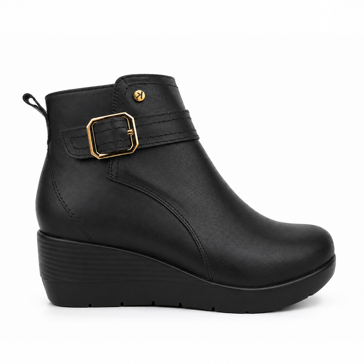 BOTIN MUJER MIKAELA CASUAL NEGRO BT224