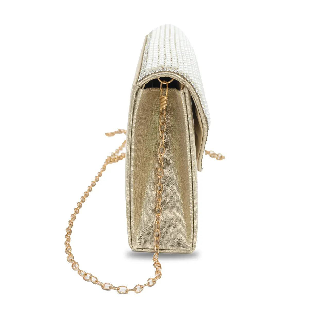 CARTERA FIESTA MUJER DORADO STHEF 8221